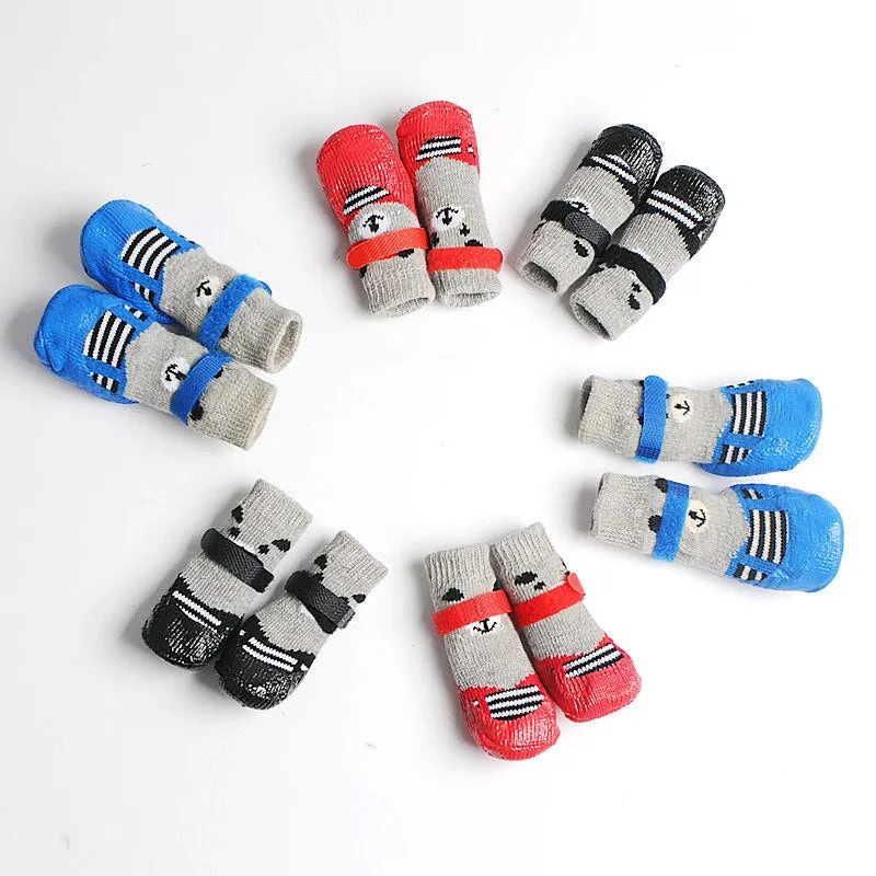 4Pcs Set Pet Boots For Dogs