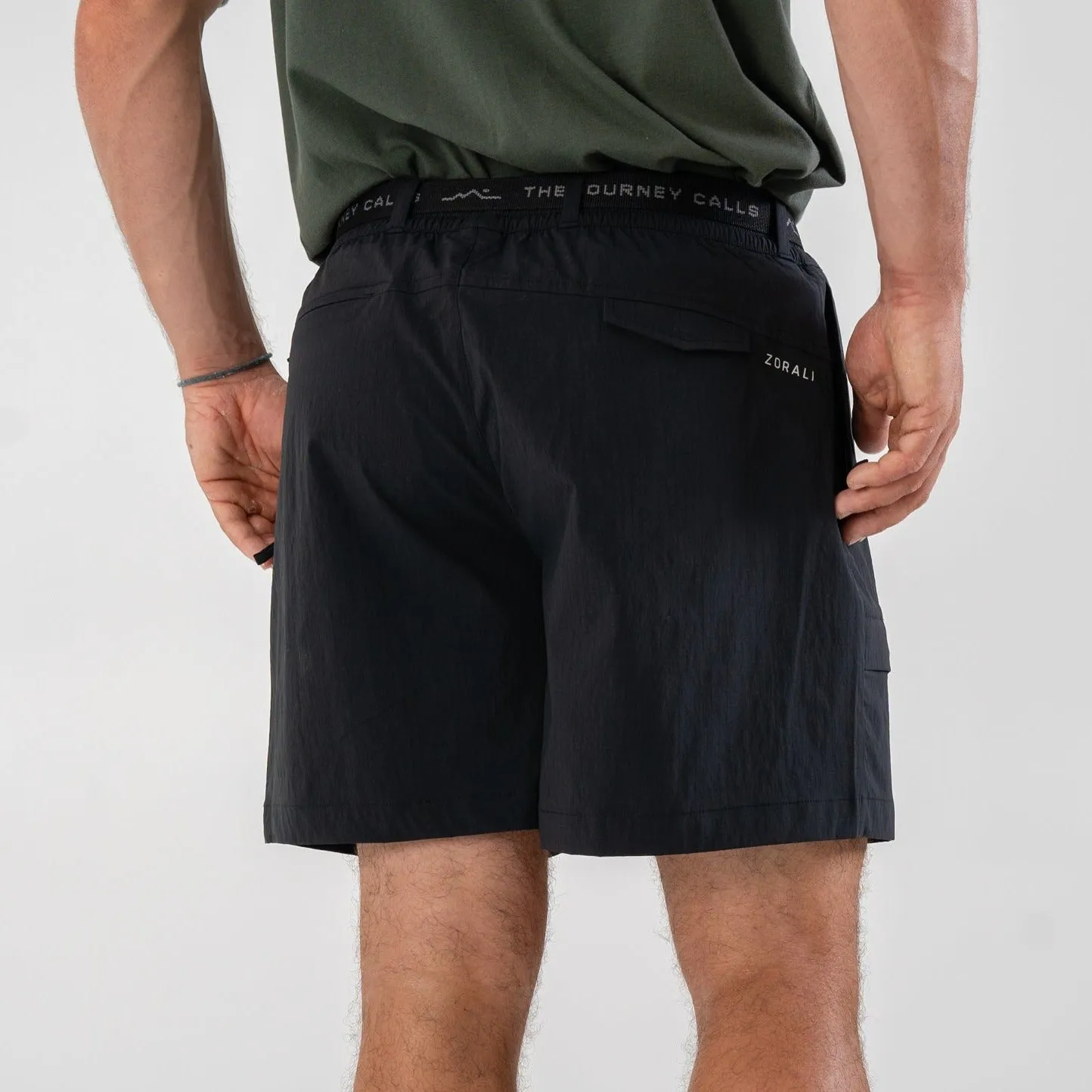 6-Pocket Trail Short Black