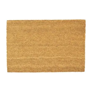 60cm x 40cm Brown Coir Door Mat - By Nicola Spring