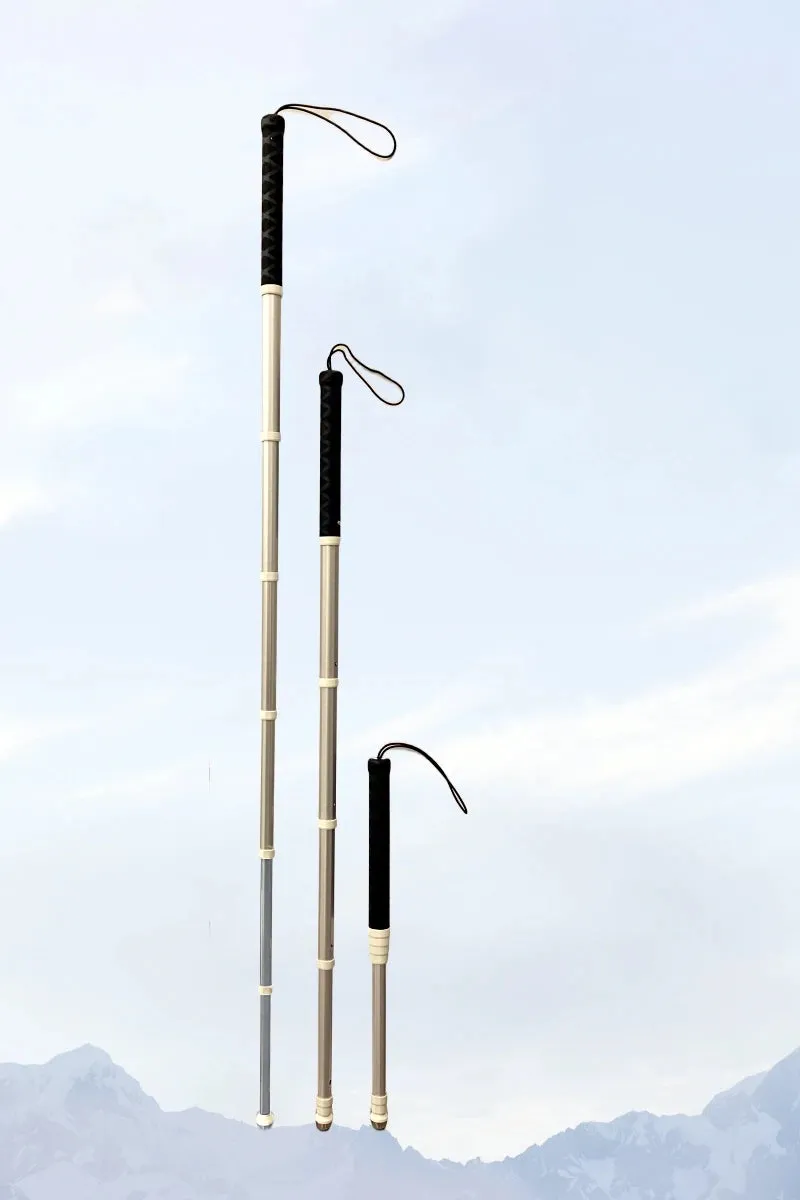 Alloy Retractable Cane 29-115cm Telescopic Trekking Pole Multifunctional Walking Stick  the Elderly Old Man Crutch