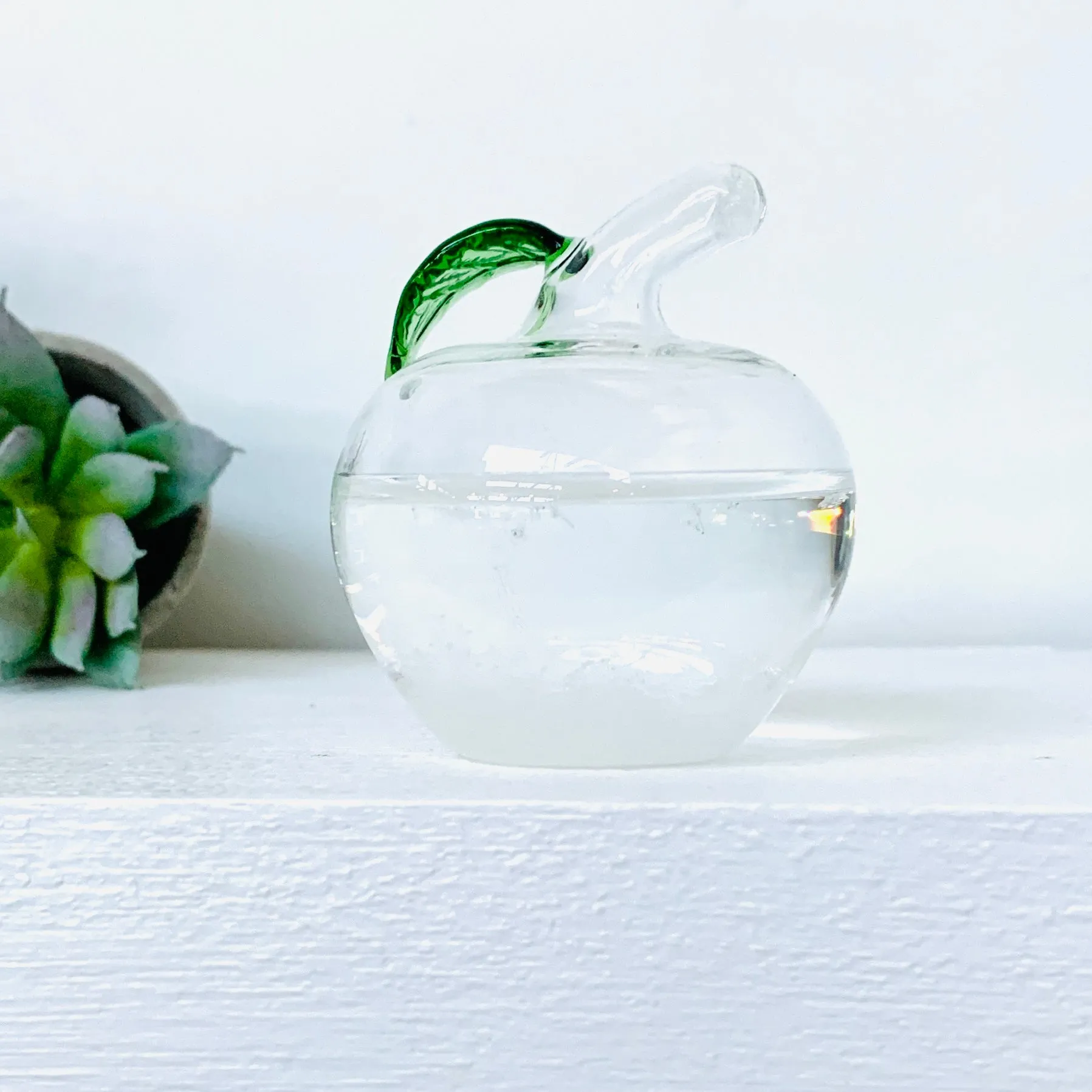 Apple Storm Glass