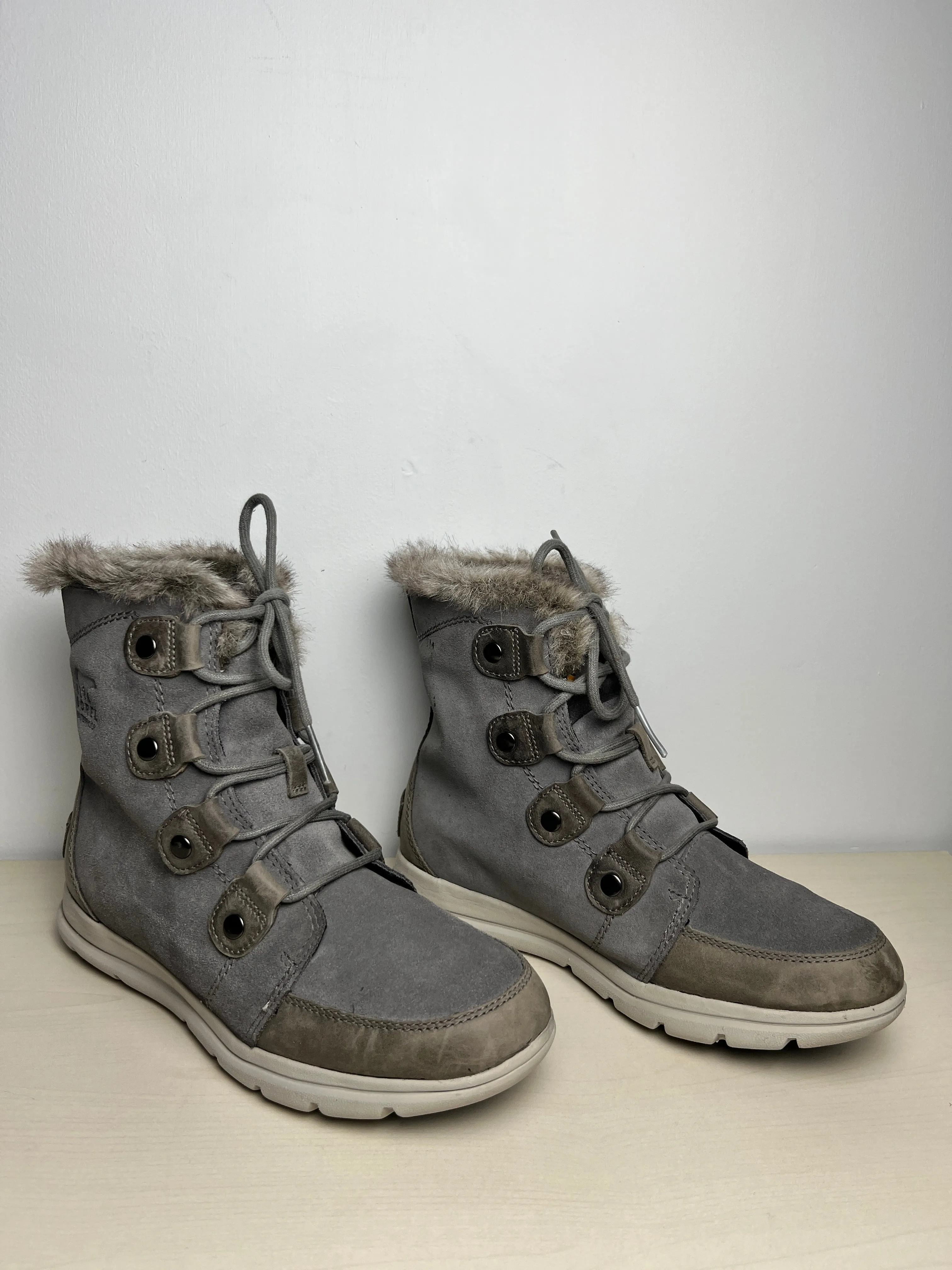 Boots Snow By Sorel In Grey, Size: 8.5