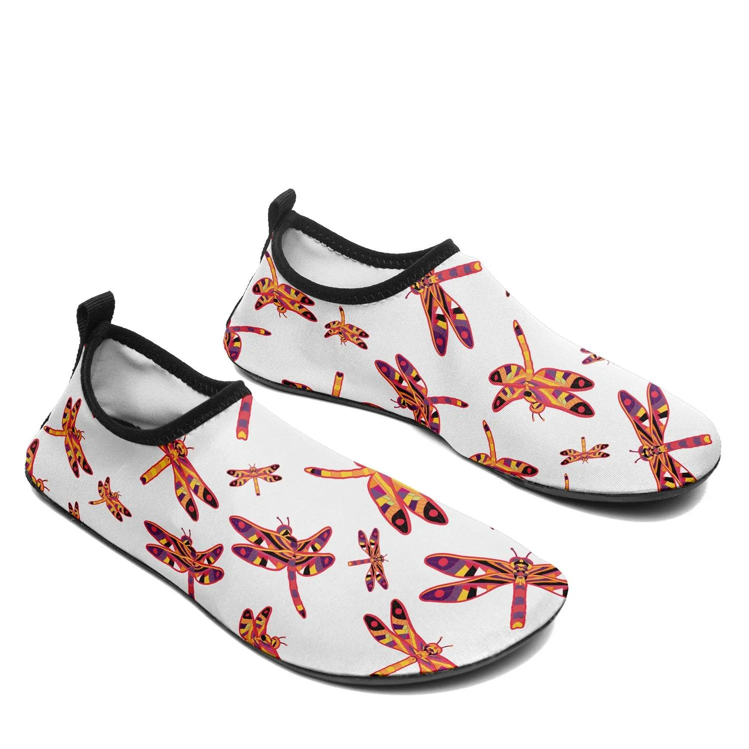 Gathering White Kid's Sockamoccs Slip On Shoes