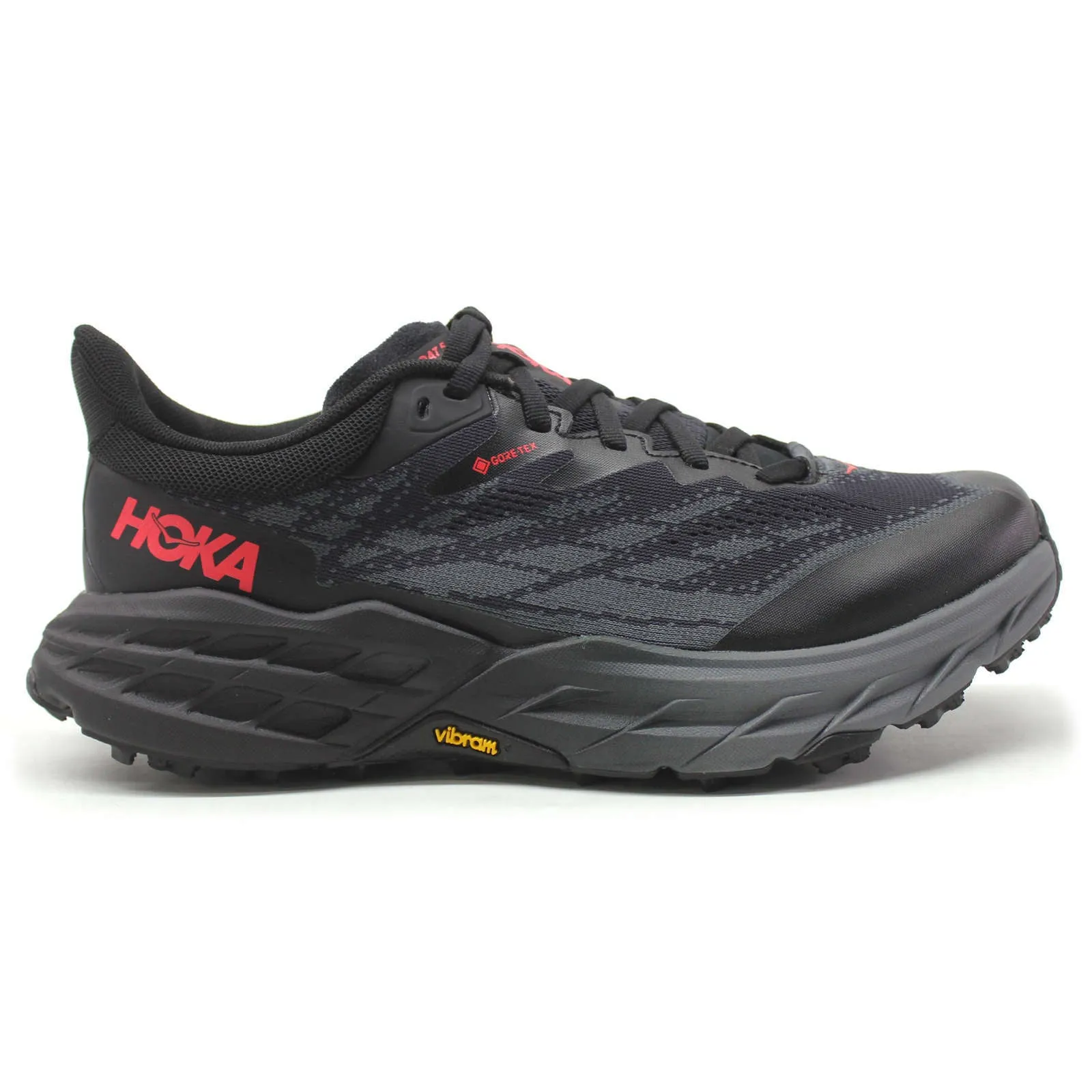 Hoka Womens Trainers Speedgoat 5 GTX Lace Up Textile Synthetic - UK 5.5