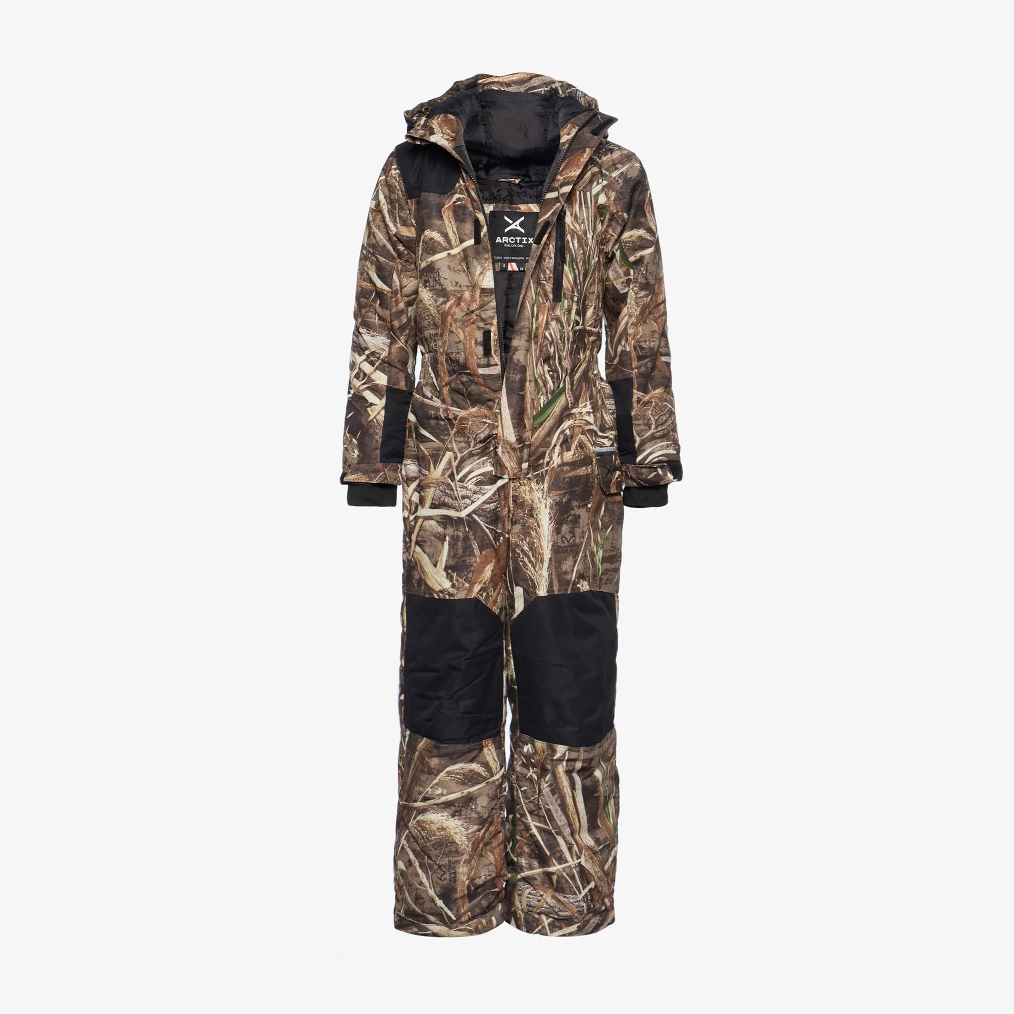 Kids Camo Dancing Bear Insulated Snow Suit Coveralls