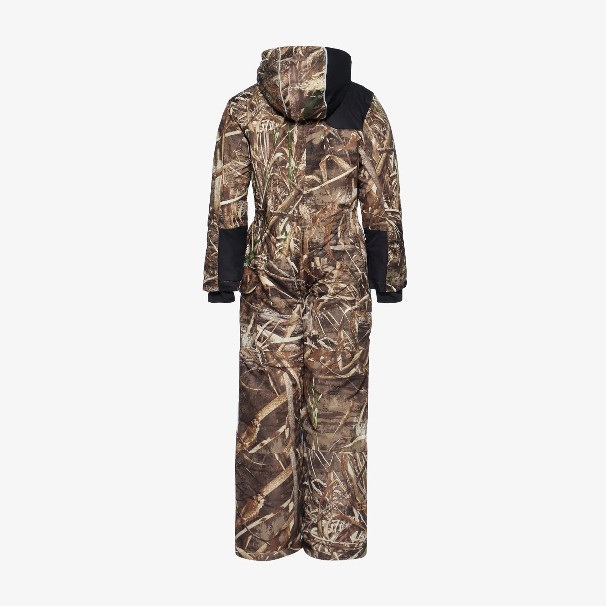 Kids Camo Dancing Bear Insulated Snow Suit Coveralls