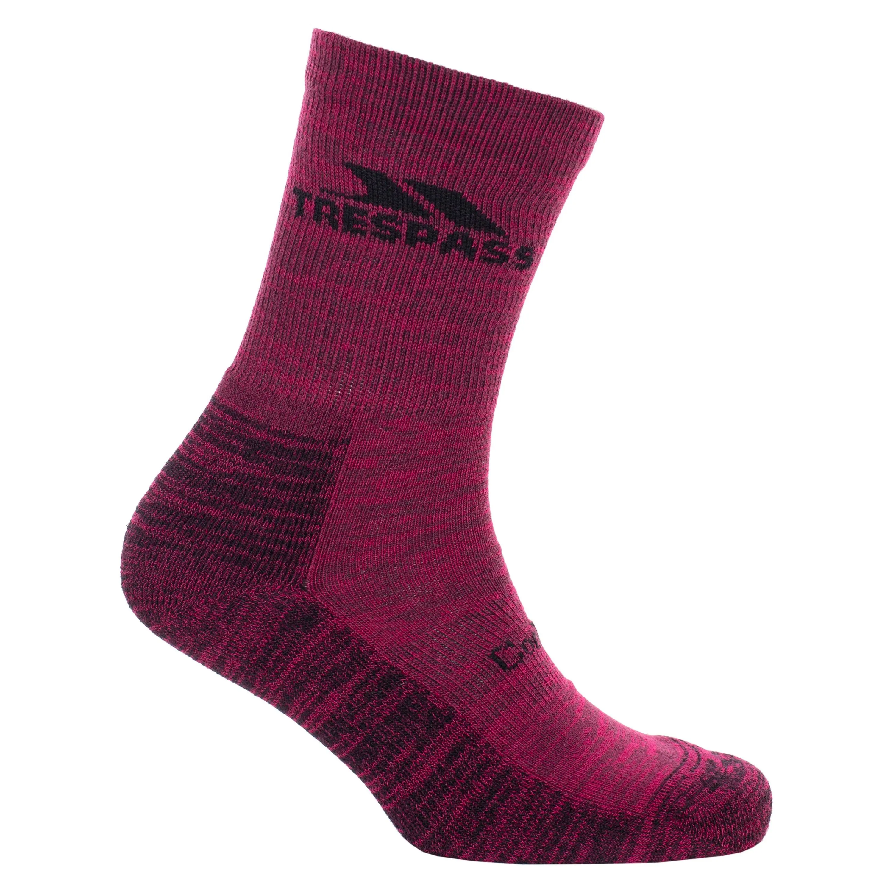 Leader Eco Women's Hiking Socks in Fig Melange