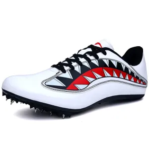 Men Track Field Shoes Women Spikes Sneakers Athlete Running Training Shoes Lightweight Match Spike Sport Shoes Zapatos Size 45