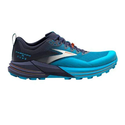 Men's Cascadia 16 Trail - Peacot/Atomic Blue