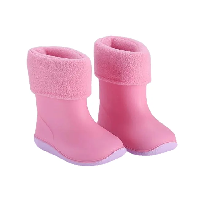 Non-Slip Waterproof Rubber Rain Boots Kids For Boys Girls