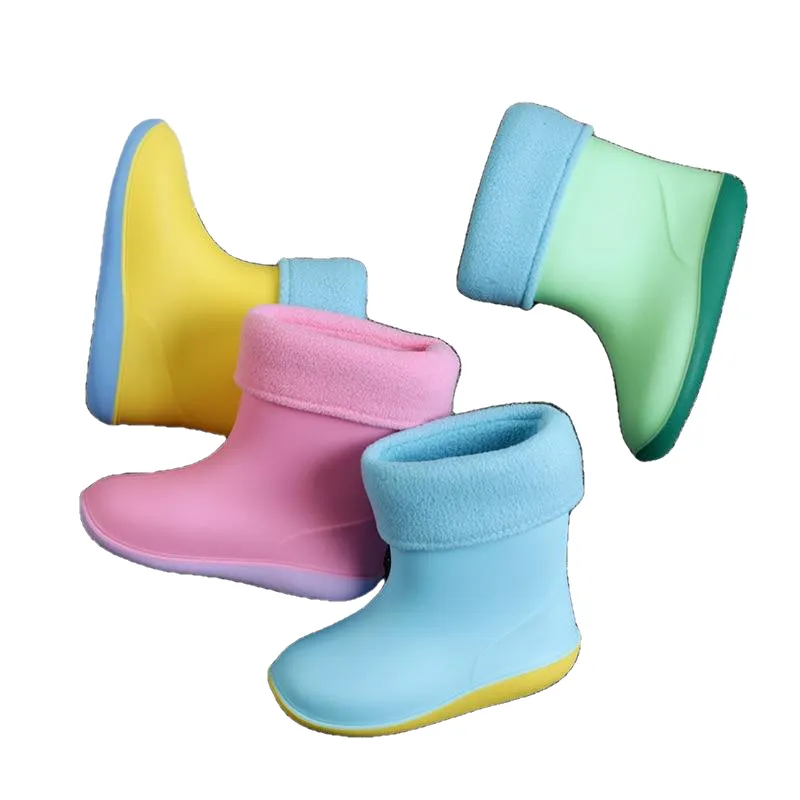 Non-Slip Waterproof Rubber Rain Boots Kids For Boys Girls