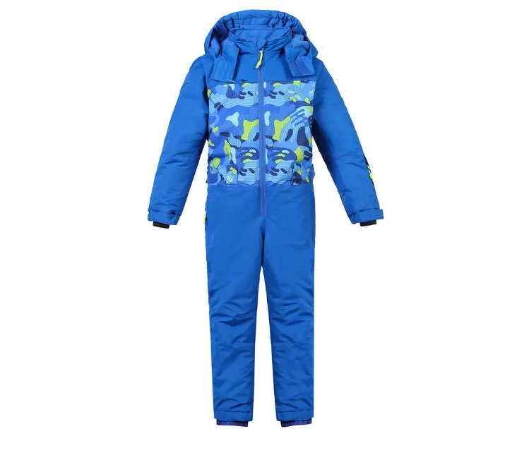 PHIBEE One Piece Ski Suit CAT5N for Little Boys