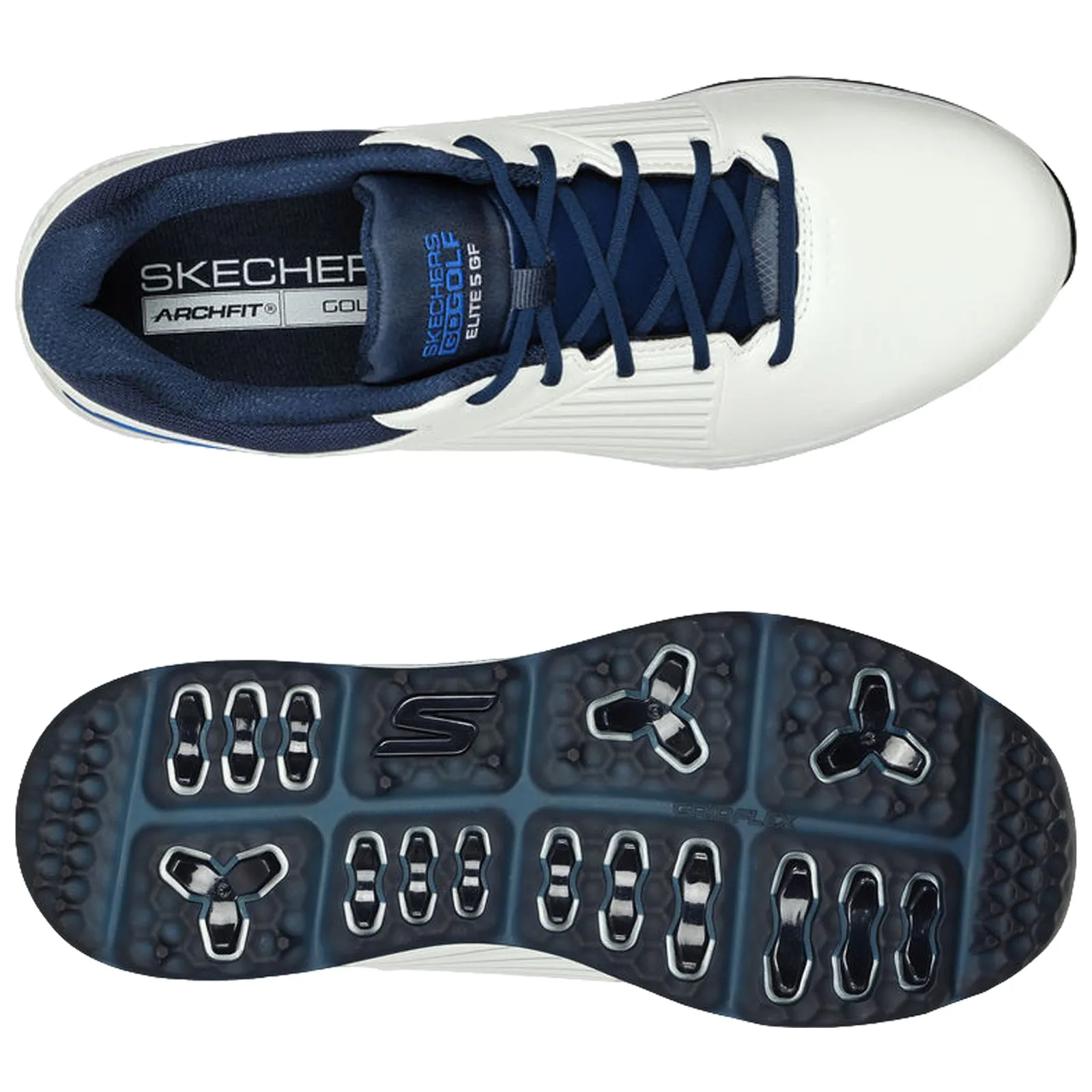 Skechers Mens Elite 5 Grip Flex Golf Shoes