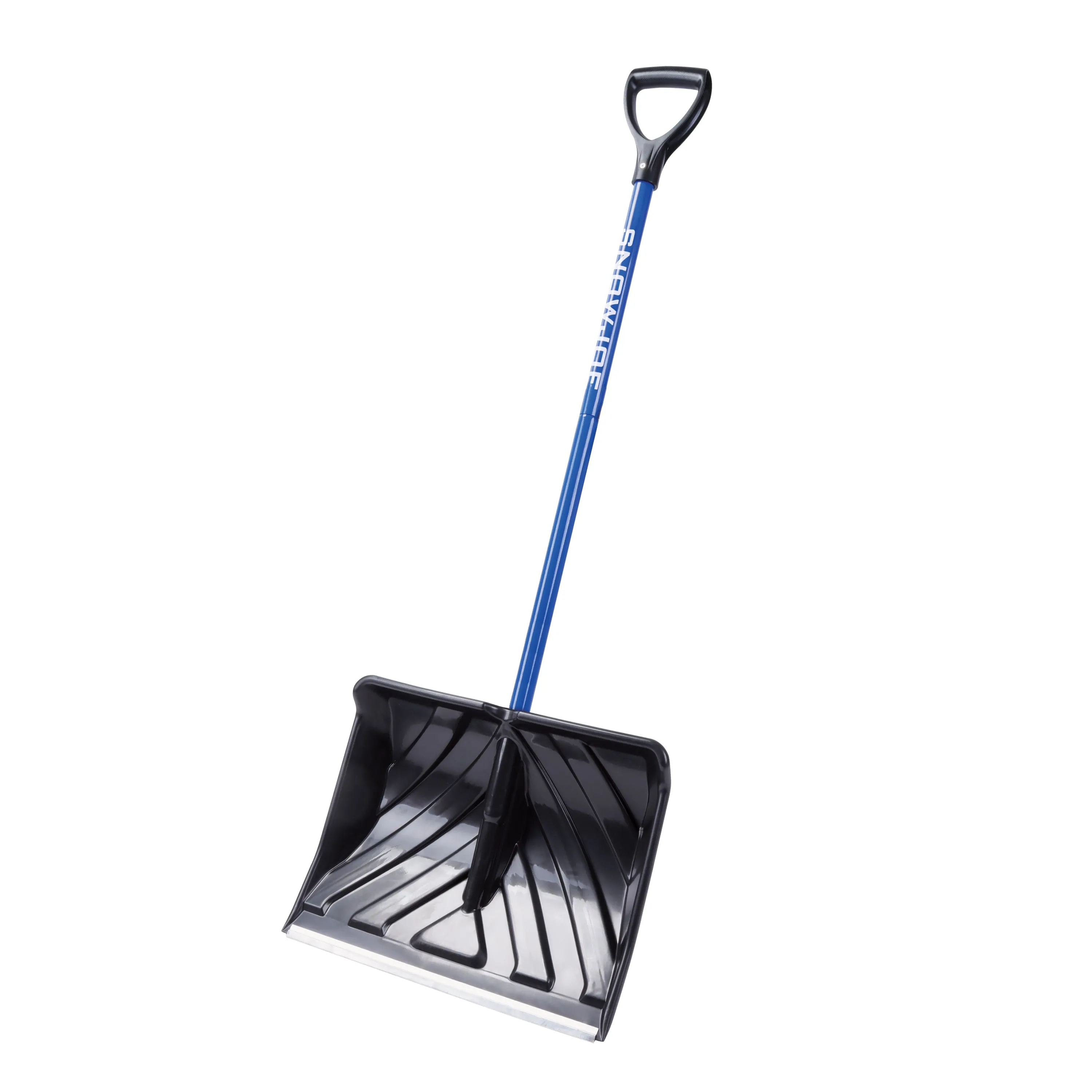 Snow Joe SNJ18M Combination Snow Shovel Pusher | Aluminum Wear Strip | 18-In (Retail Ready)