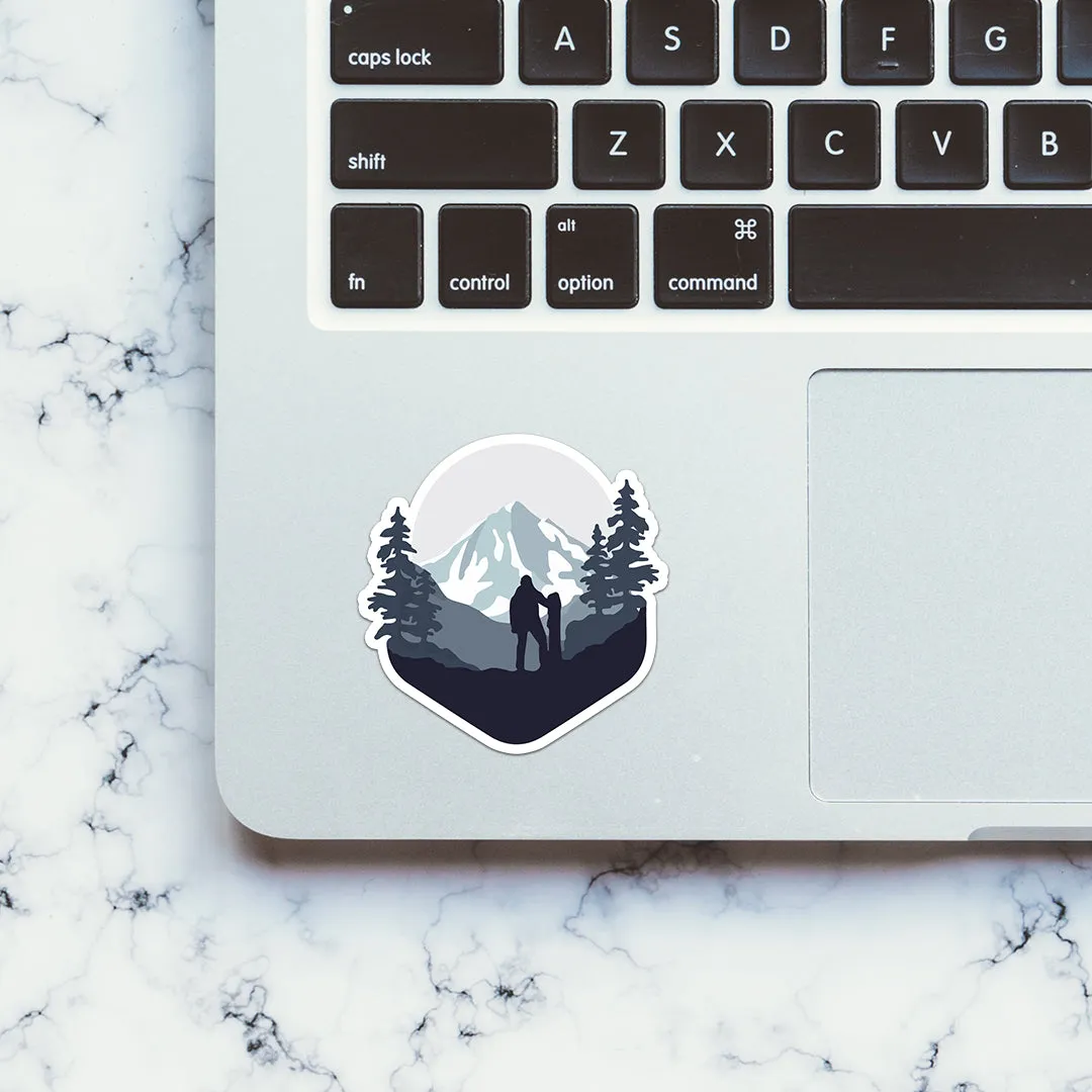 Snow Trekking Sticker