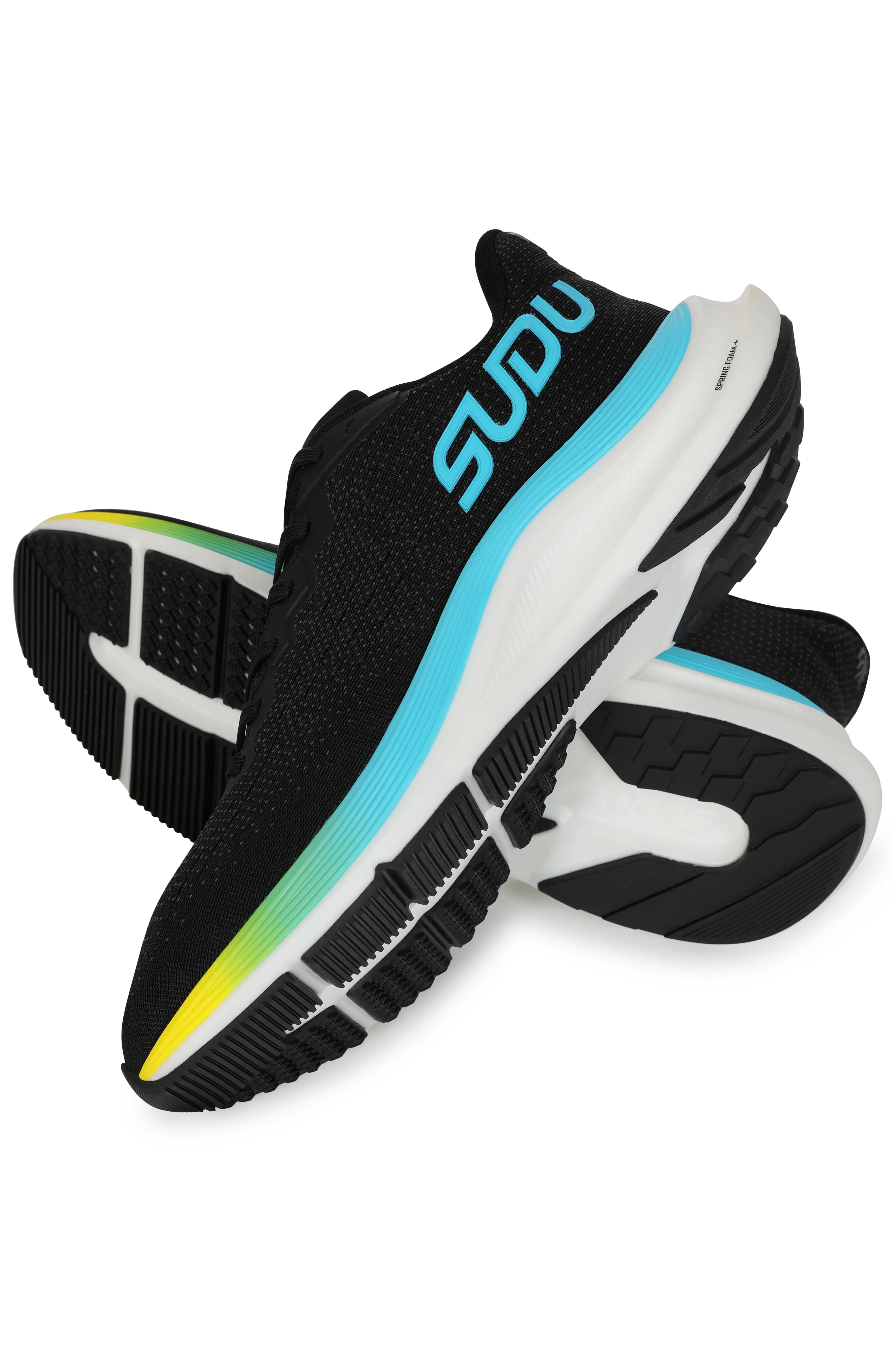 SRM 01 Running Shoes - Black/Light Blue