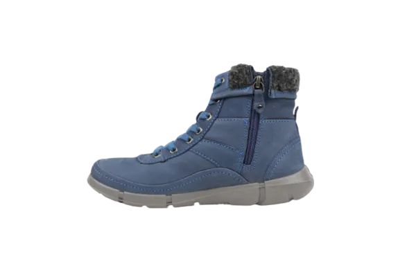 Women's Leather Boots (#3143118_Paris Jeans Blue)