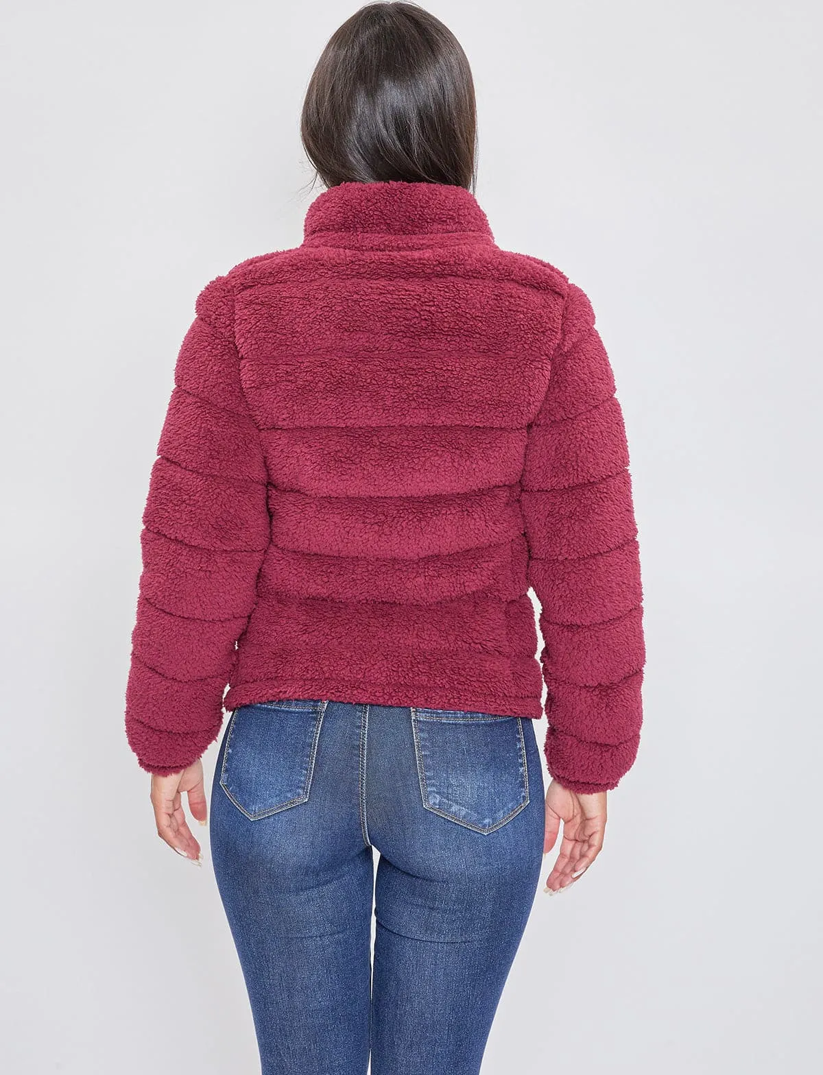 Women's Winter Poodle Fur Reversible Jacket