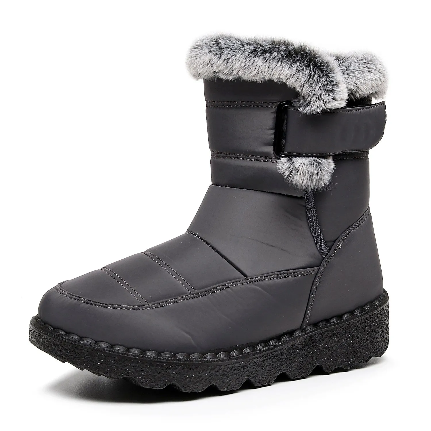 Women's Winter Snow Boots with Warm Lining Comfortable Non-slip Ankle boots Waterproof Outdoor Walking Platform Shoes